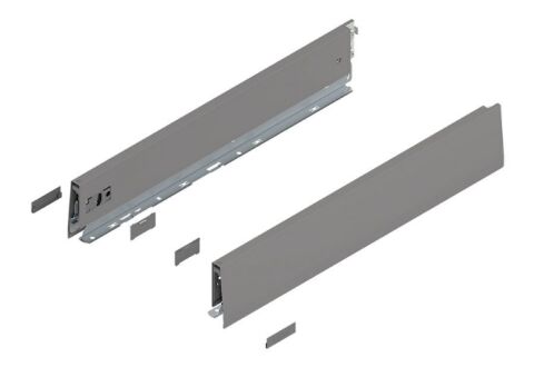 Merivobox bočnice 550mm, M (91/111mm), Indium šedá (světle šedá)