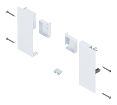 Merivobox čelní vnitřní příchyt na čelo bez drážky K (129/146mm),Bílá