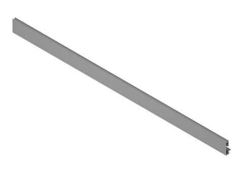 Merivobox přední díl/čelo pro sklo 1200mm, E (192/209mm), Indium šedá