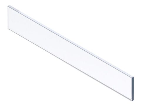 Merivobox přední nízke sklo 8x75x600mm E (192/209mm), čiré