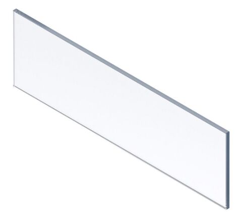 Merivobox přední vysoké sklo 8x142,5x600mm E (192/209mm), čiré