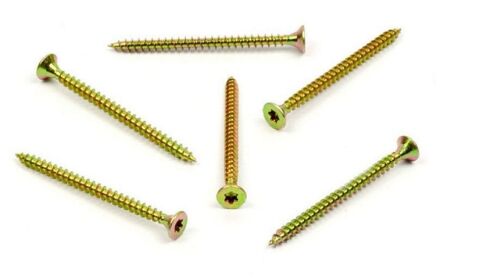 Vrut do dřeva, zápustná hlava, TORX 4,0 x 55, zinek žlutý