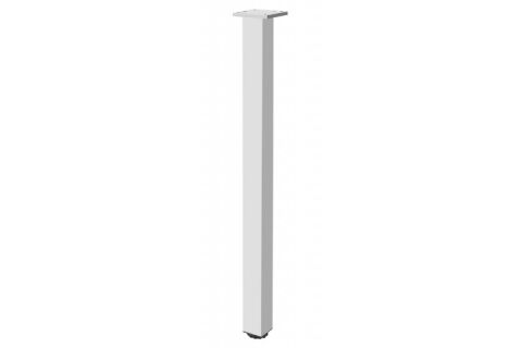 Stolová noha, čtvercová, 60x60/H710 mm, eloxovaný hliník