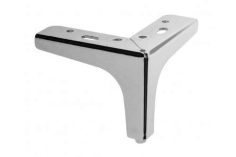 Noha nábytková rohová 100 chrom