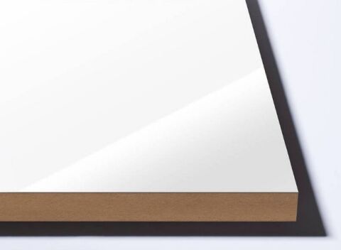 PET laminovaná MDF deska Kronospan 8685 HG/BS Feelness Vysoký lesk (Sněhově Bílá) 18,3/2800/1220