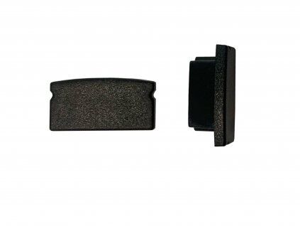 LED koncovka profilu LINE8 k přisazení, černá