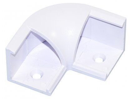 LED koncovka profilu LL166 rohový, bílá