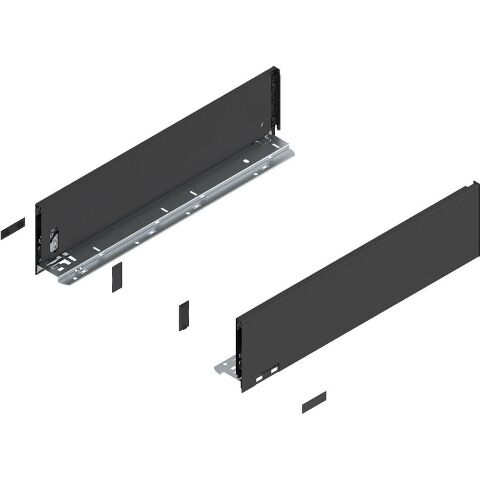 Blum LEGRABOX - sada bočnic, 450 mm, Karbonově černá, výška K