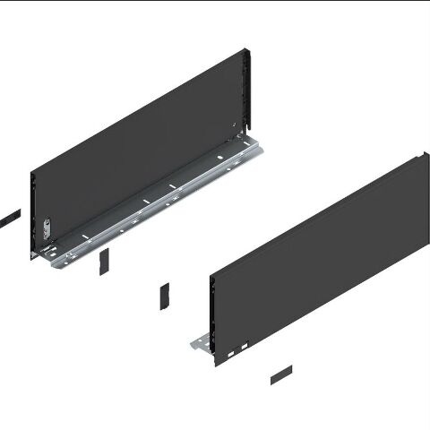 Blum LEGRABOX - sada bočnic, 600 mm, Karbonově černá, výška C