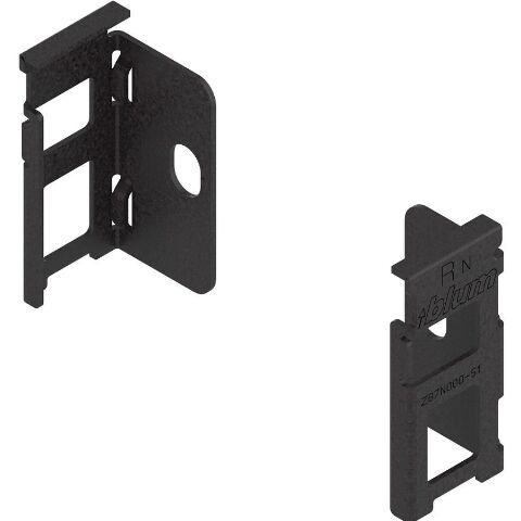 Blum LEGRABOX - držák zad, Karbonově černá, výška N 36,6 mm