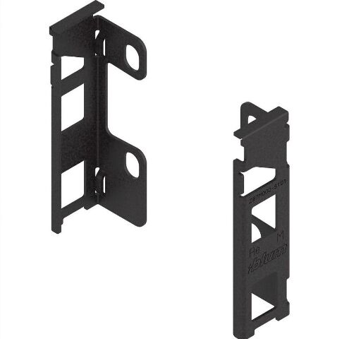 Blum LEGRABOX - držák zad, Karbonově černá, výška M 60,6 mm