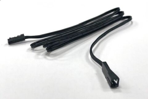 LED prodlužovací kabel s konektory AMP, 1m