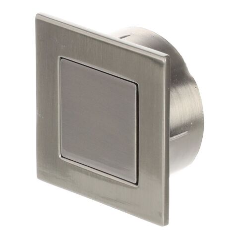 Úchytka XZ06 zápustná, 40x40 mm, průměr 35 mm, broušený nikl