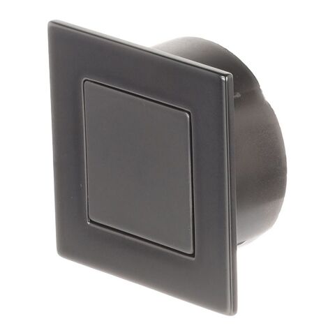 Úchytka XZ06 zápustná, 40x40 mm, průměr 35 mm, matná antracitová