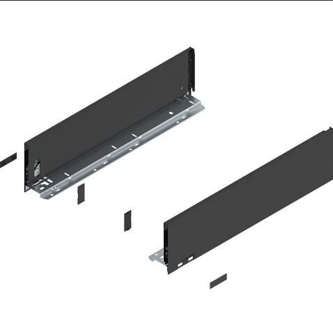 Legrabox 500 K SET Karbonově černá, Blumotion nebo TOB 70kg, Vnitřní