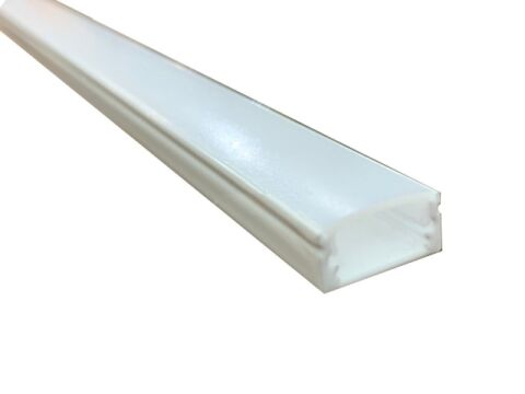 LED profil LINE8 - k přisazení, 3m, bílý + mléčný difuzor, šířka led. 12 mm