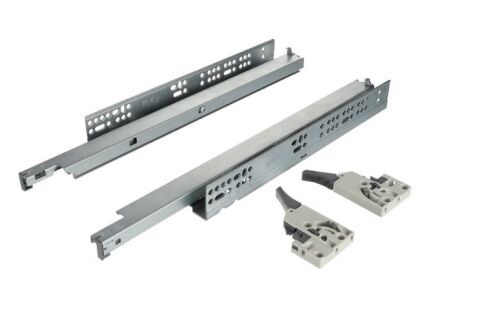 Skrytý celovýsuv, s tlumením, 25 kg, 500 mm, 2D příchyty