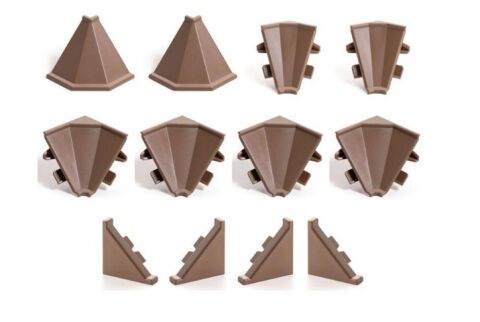 SET příslušenství k těsnící liště  Kronospan profil 28, hnědá