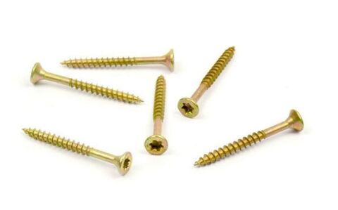 Vrut do dřeva, zápustná hlava, TORX 3,5 x 30/18, zinek žlutý