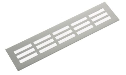 Hliníková větrací mřížka, 100x250 mm, eloxovaný hliník