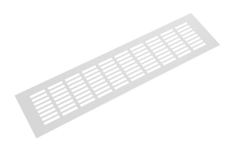 Hliníková větrací mřížka, 100x400 mm, eloxovaný hliník