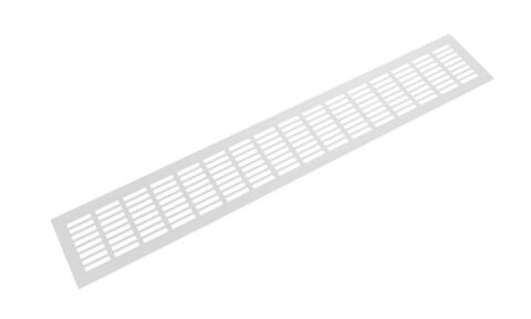 Hliníková větrací mřížka, 100x600 mm, eloxovaný hliník