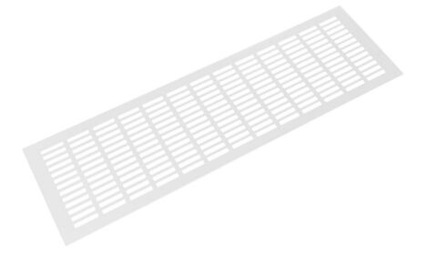 Hliníková větrací mřížka, 150x1000 mm, bílá