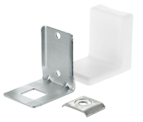 Závěsné rektifikační kování na skříňky, s krytkou, bílá