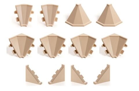 SET příslušenství k těsnící liště  Kronospan profil 28, žlutobéžová