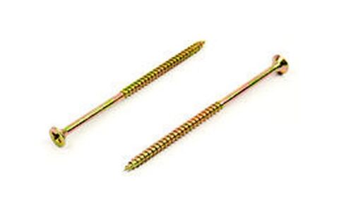 Vrut do dřeva, zápustná hlava, PZ 6,0 x 130/70, zinek žlutý