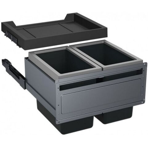 Odpadkový koš Franke FX 60 26-26, 2x 26 l