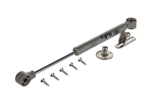 Klopna plynová 80N pro horní výklop, L245, automatická, stříbrná