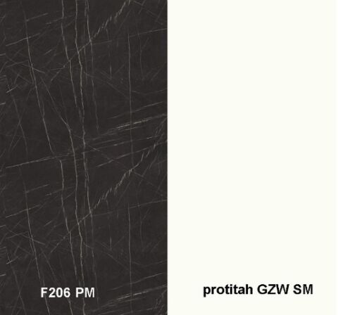 Zádový panel (zástěna) Egger F206 PM Pietra Grigia černá / Protitahový průhledný papír SM