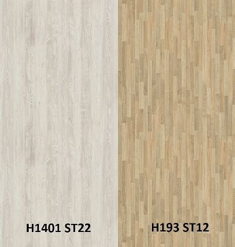 Zádový panel (zástěna) Egger H1401 ST22 Dub Bardolino přírodní/ H193 ST12 Dub špalíček, 4100x640x9,2