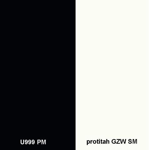 Zádový panel (zástěna) Egger U999 PM Černá / Protitahový průhledný papír SM, 4100x640x9,2