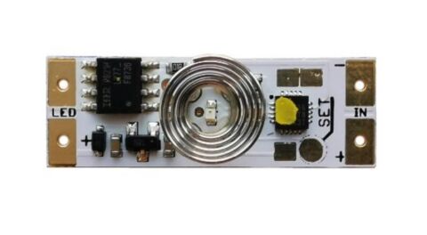 Dotykový spínač pro LED 12/24V do profilu s diodou, (bezkonektorový)