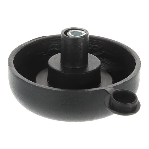 Nastavitelný kluzák D48/H17, černá