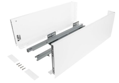 Výsuv ND60 (18mm) s dvojitou bočnicí, 167/450 mm, bílá