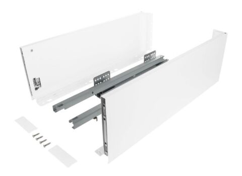 Výsuv ND60 (18mm) s dvojitou bočnicí, 167/500 mm, bílá