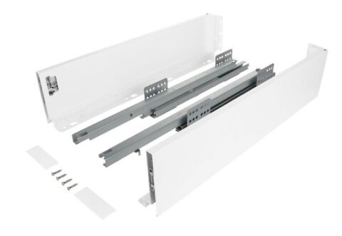 Výsuv ND60 (18mm) s dvojitou bočnicí, 116/500 mm, bílá