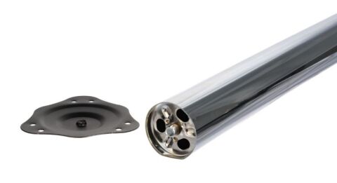 Stolová noha, plotnička, D60/H710 mm, chrom