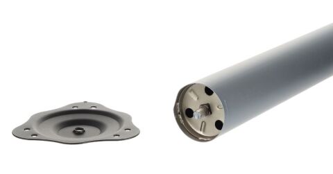 Stolová noha, plotnička, D60/H710 mm, chrom mat