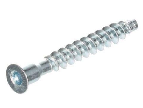 Konfirmát 5/50 mm, s vnitřním imbusem, zápustná hlava, zinek bílý