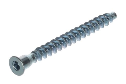 Konfirmát 7/70 mm, s vnitřním imbusem, zápustná hlava, zinek bílý