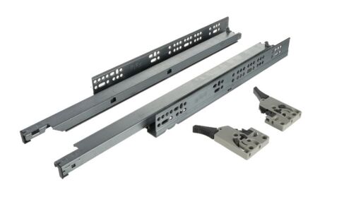 Skrytý celovýsuv, s tlumením, 25 kg, 550 mm, 2D příchyty