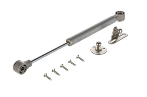 Klopna plynová 100N pro horní výklop, L245, automatická, stříbrná