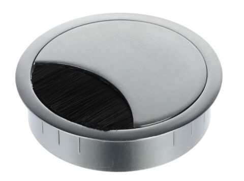 Průchodka kabelová kovová pr. 80mm broušený nerez