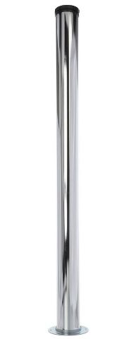 Stolová noha s kruhovým adaptérem, D60/H820 mm, chrom