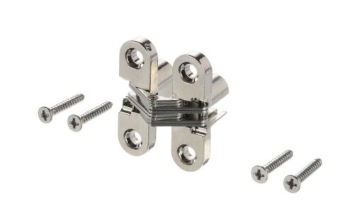 Stolový závěs skrytý 13x44,3 mm, 180°, chrom satén