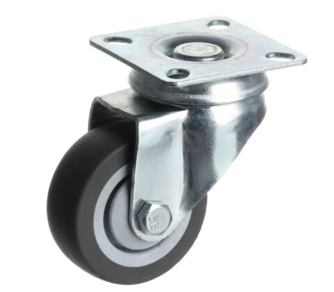 Kolečko nábytkové 50mm, plotnička 50x50 mm, šedá